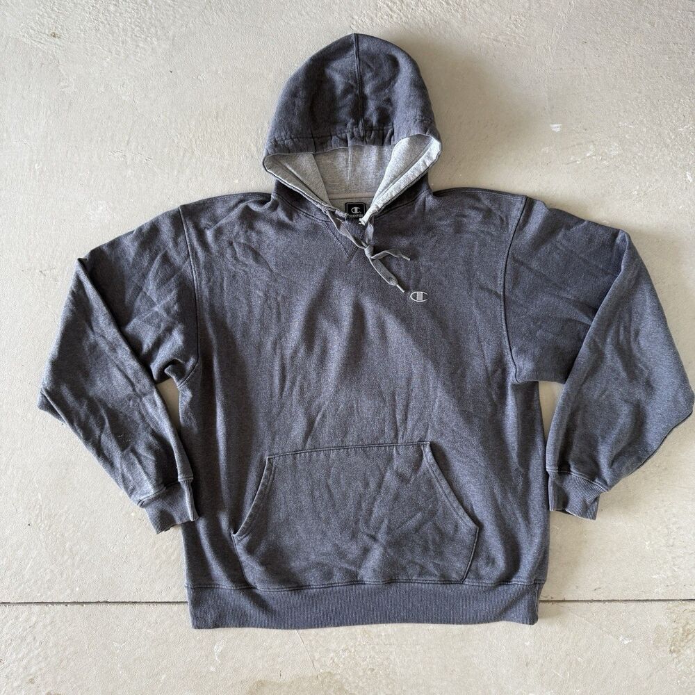 Champion Blank Sweatshirt Mens Size Large Classic Hoodie